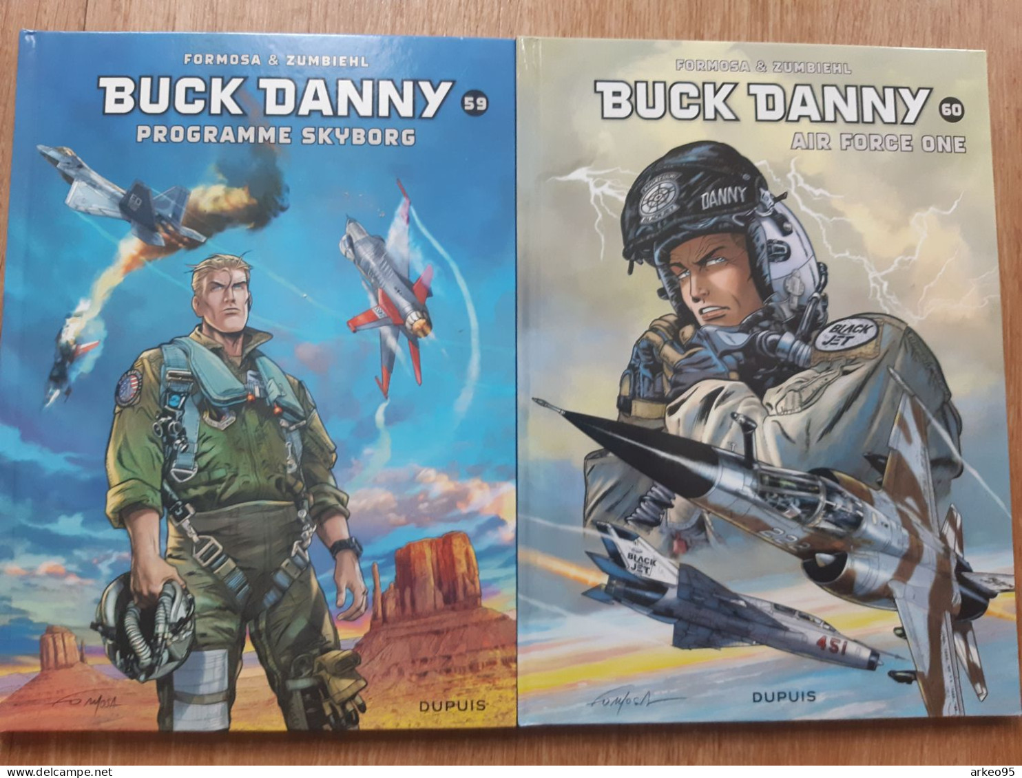 Lot De 2 BD Buck Danny 59 Et 60, Programme Skyborg Et Air Force One - Buck Danny