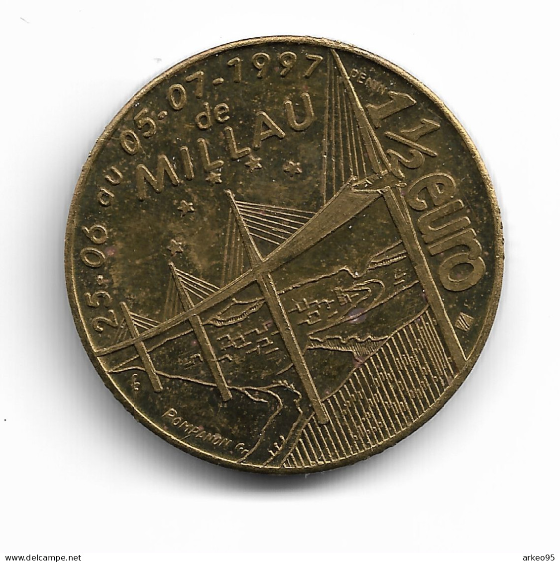 1 Euro 1/2 De Millau - Euros Des Villes