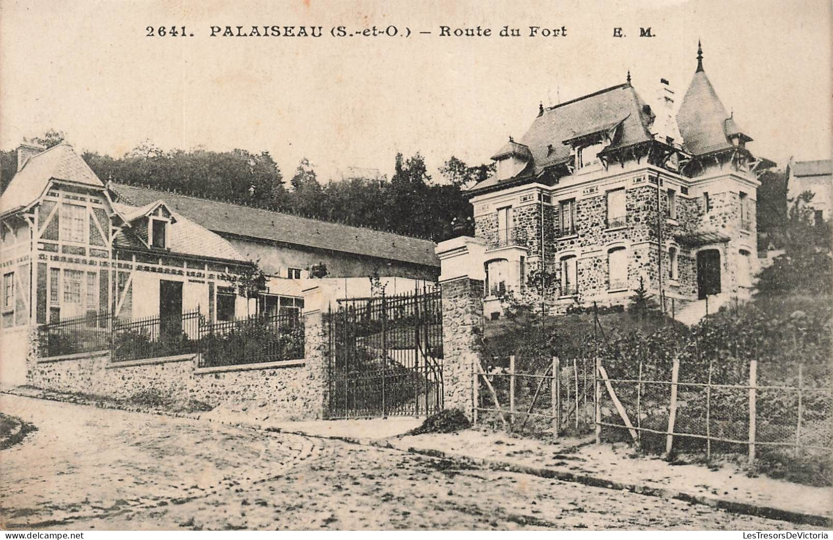 FRANCE - Palaiseau - Route Du Fort - Carte Postale Ancienne - Palaiseau
