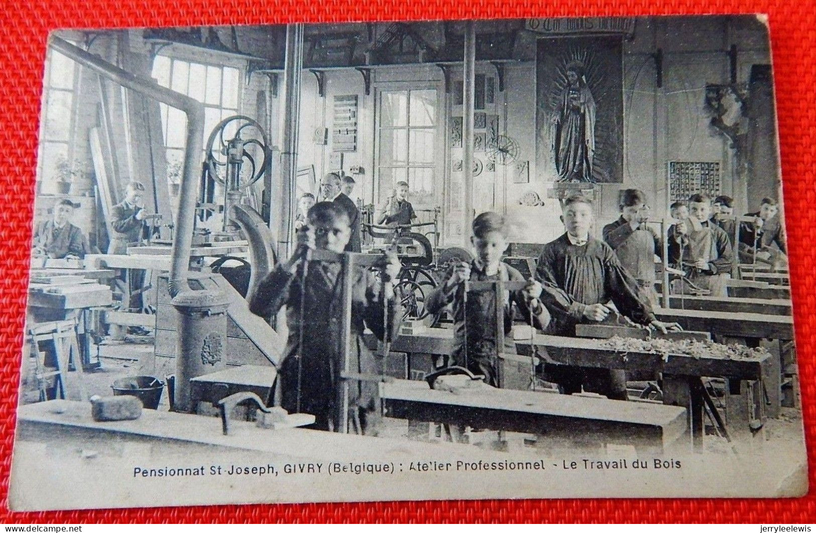 GIVRY  -  Pensionnat Saint Joseph - Atelier Professionnel - Le Travail Du Bois - Quévy