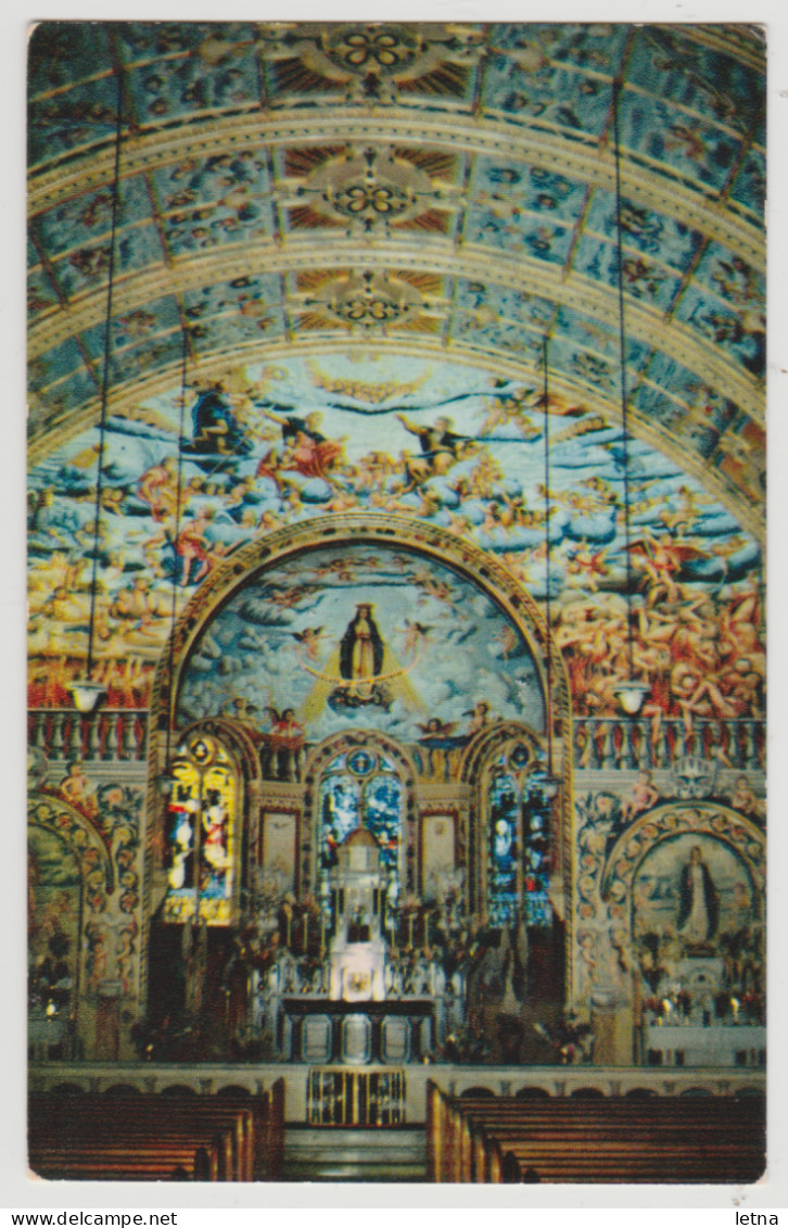 Australia VICTORIA VIC Interior St Marys Church BAIRNSDALE Nucolorvue Postcard C1960s - Gippsland