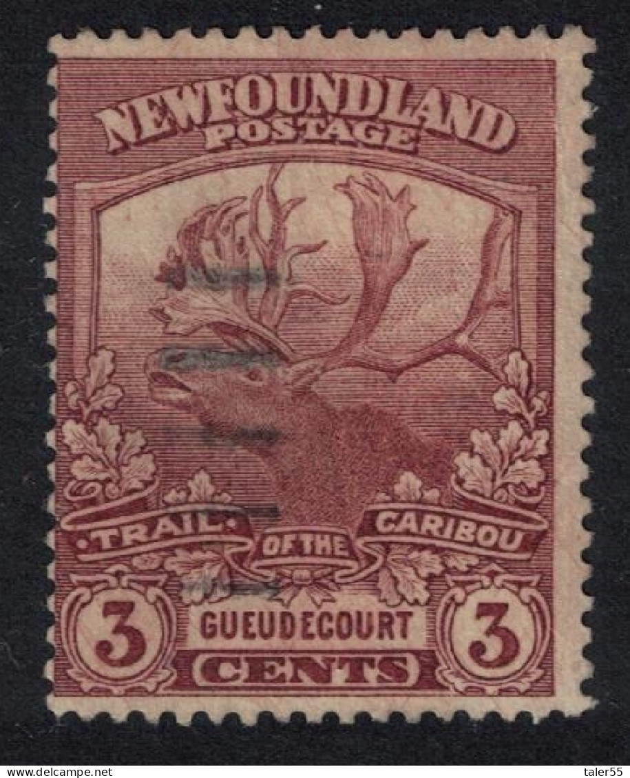 Newfoundland Contingent Caribou 3d 1919 Canc SG#132 - 1908-1947