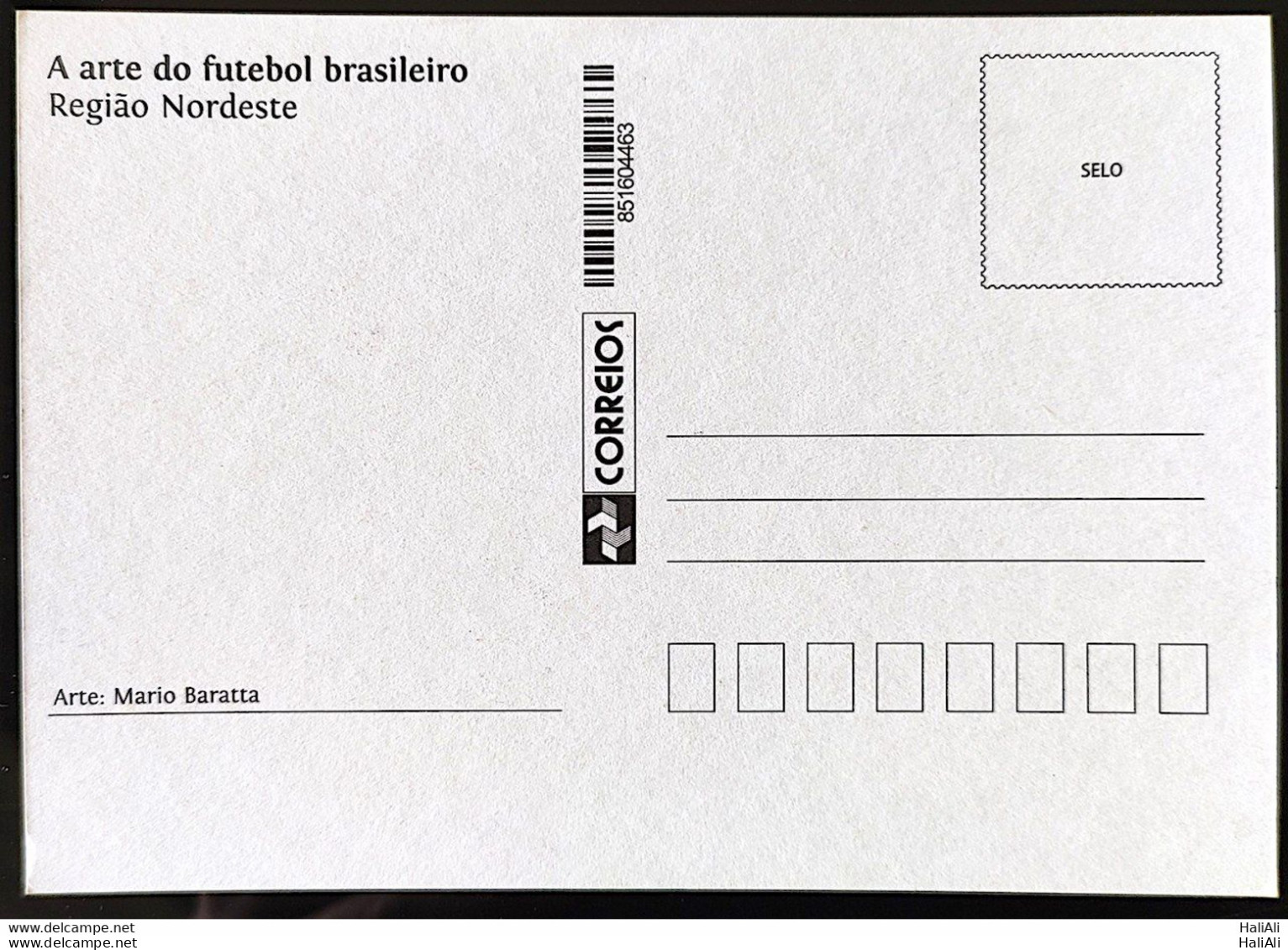 Brazil Maximo Postcard 290A World Cup Art of Footaball CBC MT