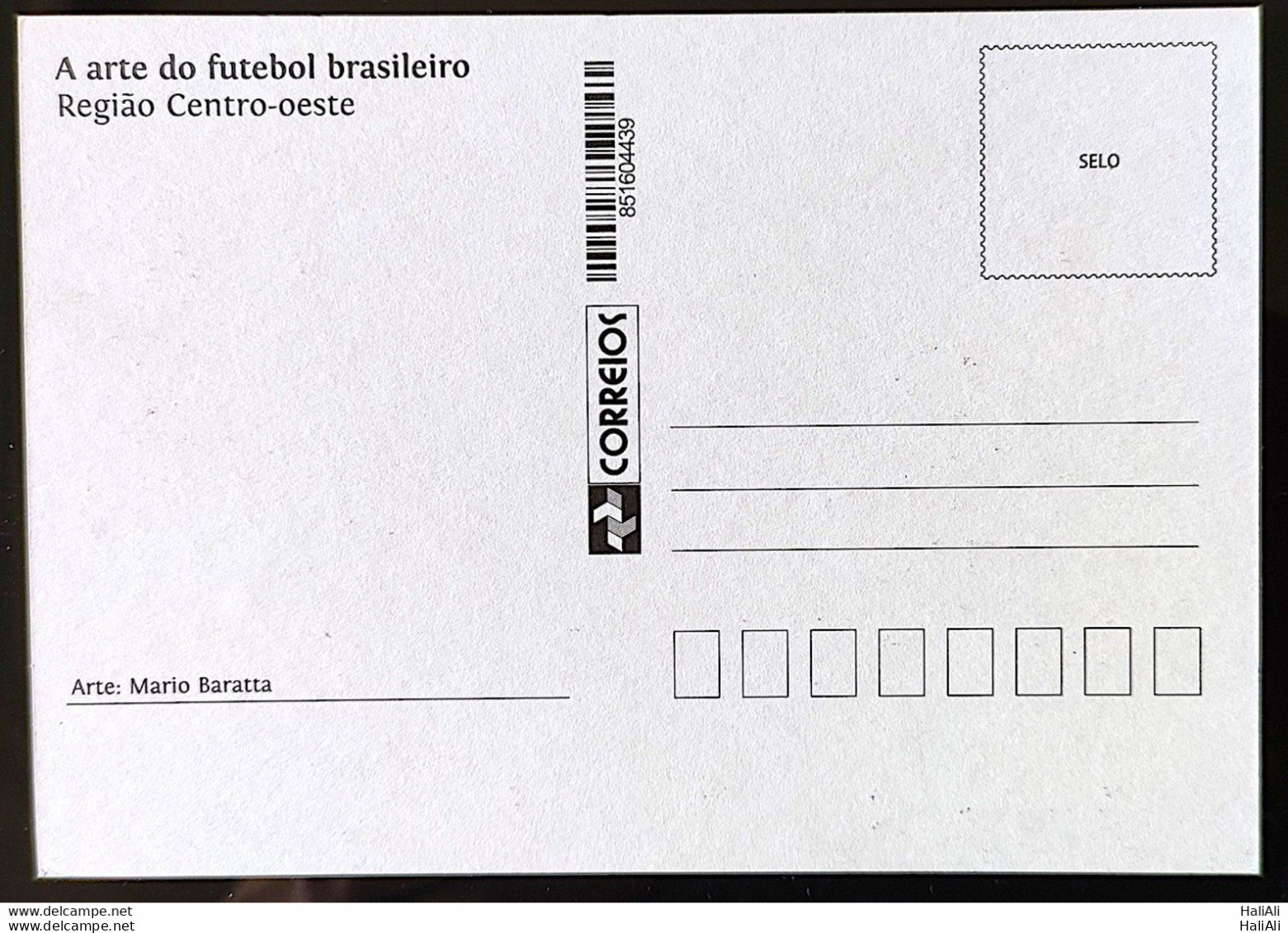 Brazil Maximo Postcard 290A World Cup Art of Footaball CBC MT