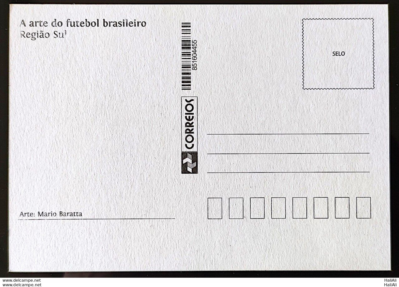 Brazil Maximo Postcard 290A World Cup Art of Footaball CBC MT