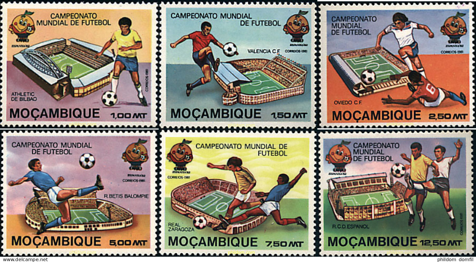 723912 HINGED MOZAMBIQUE 1981 COPA DEL MUNDO DE FUTBOL. ESPAÑA-82 - Mozambique