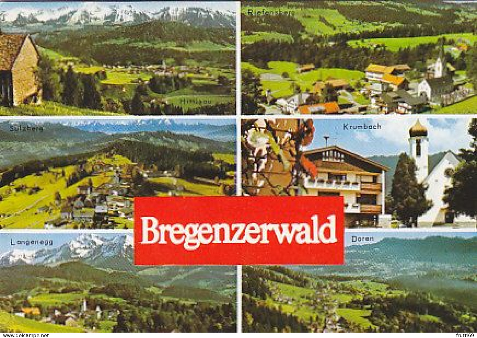 AK 203753 AUSTRIA - Bregenzerwald - Bregenzerwaldorte