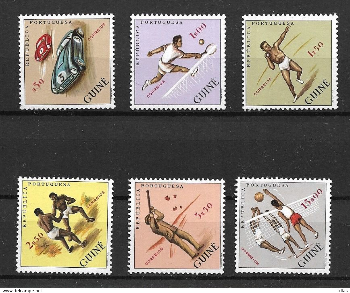 PORTUGUESE GUINEA 1962 SPORTS MODALITIES MNH - Guinée Portugaise