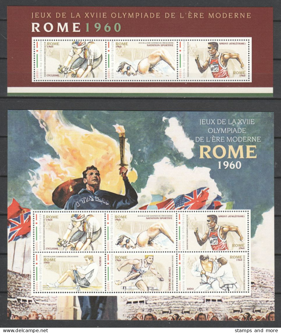 Nigeria - MNH Set Of 2 Sheets SUMMER OLYMPICS ROME 1960 - Estate 1960: Roma