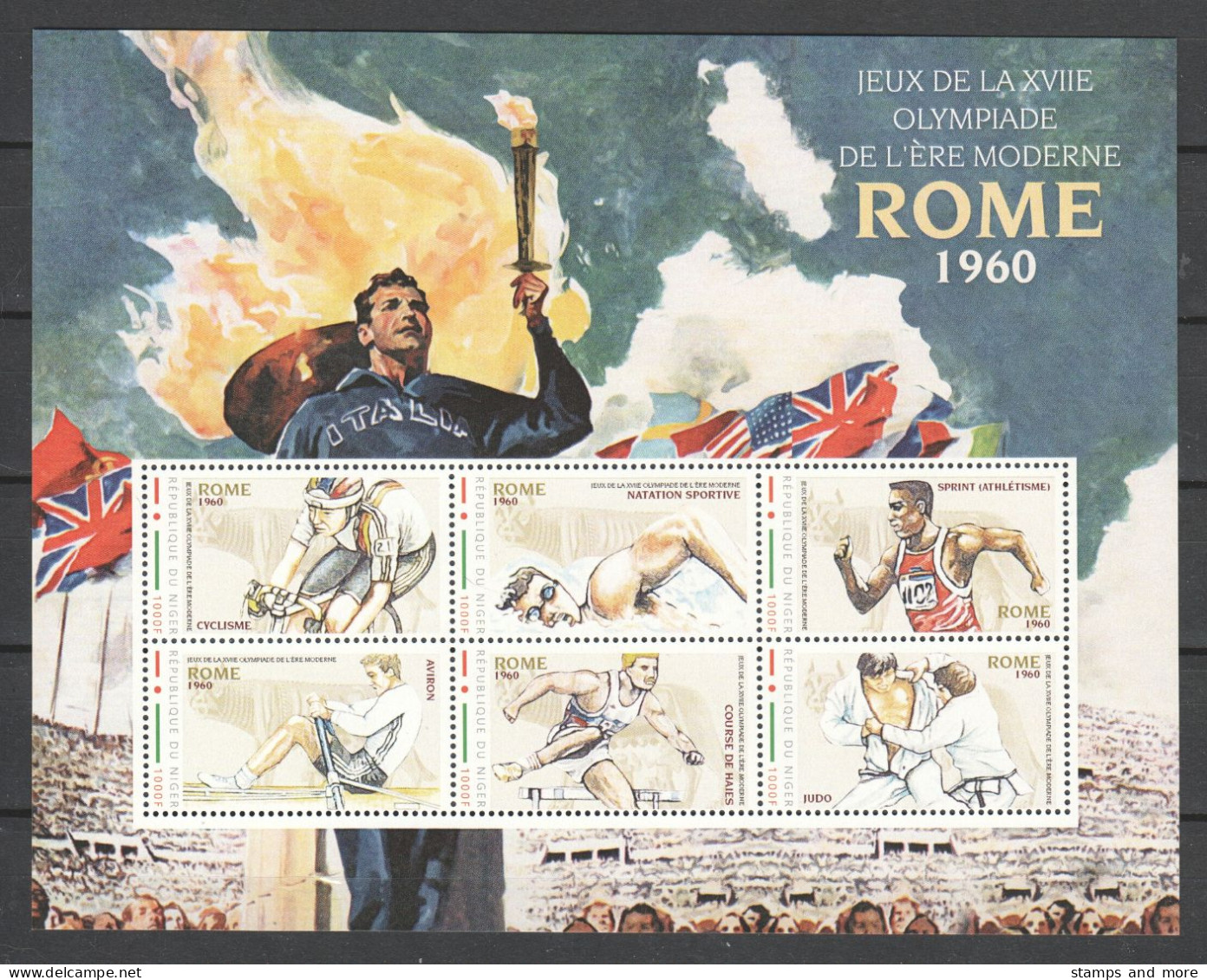 Nigeria - MNH Set Of 2 Sheets SUMMER OLYMPICS ROME 1960 - Summer 1960: Rome