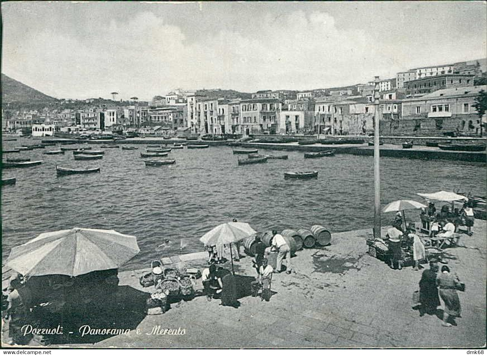 POZZUOLI ( NAPOLI ) PANORAMA E MERCATO - EDIZIONE CONTE - 1950s (19586) - Pozzuoli