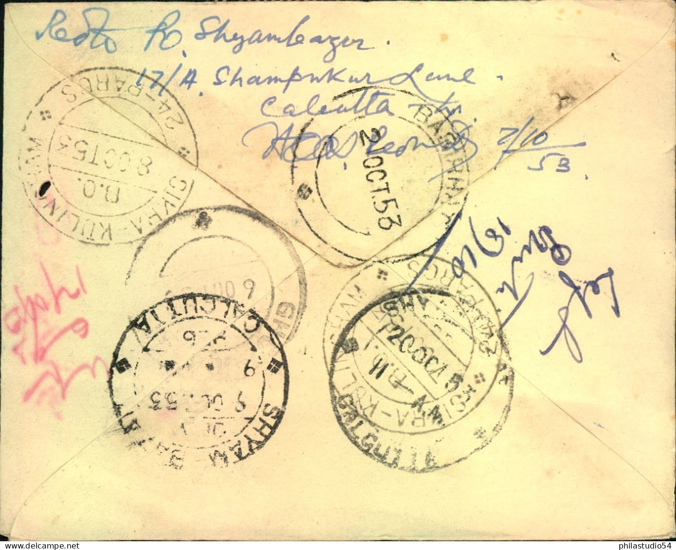 1952, Stationery Envelope With Additional Franking As Registered Letter From SHUNGDAWG - Cartas & Documentos