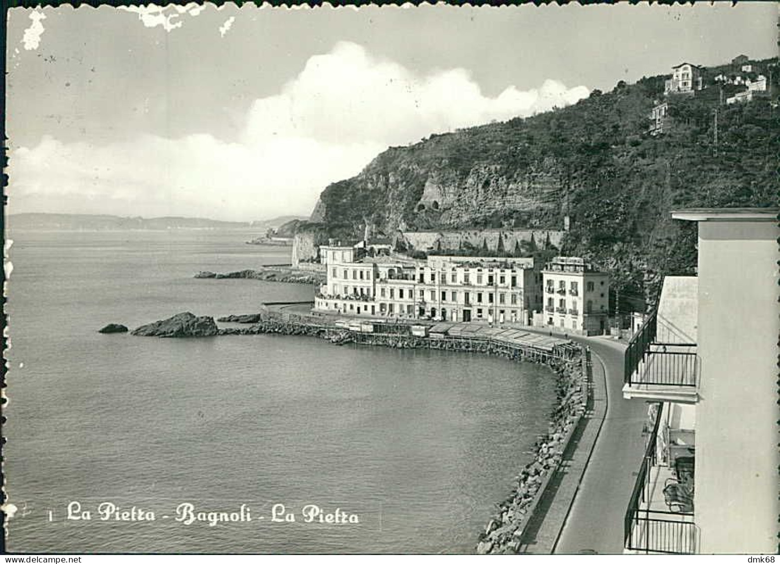 BAGNOLI ( NAPOLI ) LA PIETRA - EDIZIONE NAGLIUOLO - SPEDITA 1957 (19587) - Pozzuoli