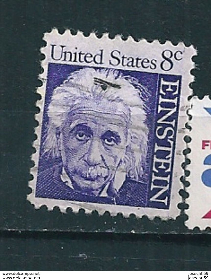 N°798 Albert Einstein Timbre Stamp United States  Etats-Unis (1965)  Timbre USA - Gebraucht