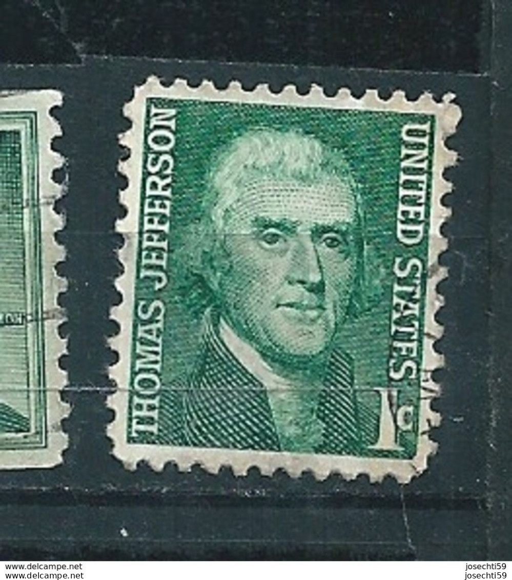 N° 816 Jefferson Thomas Timbre Etats-Unis (1965)  USA - Used Stamps