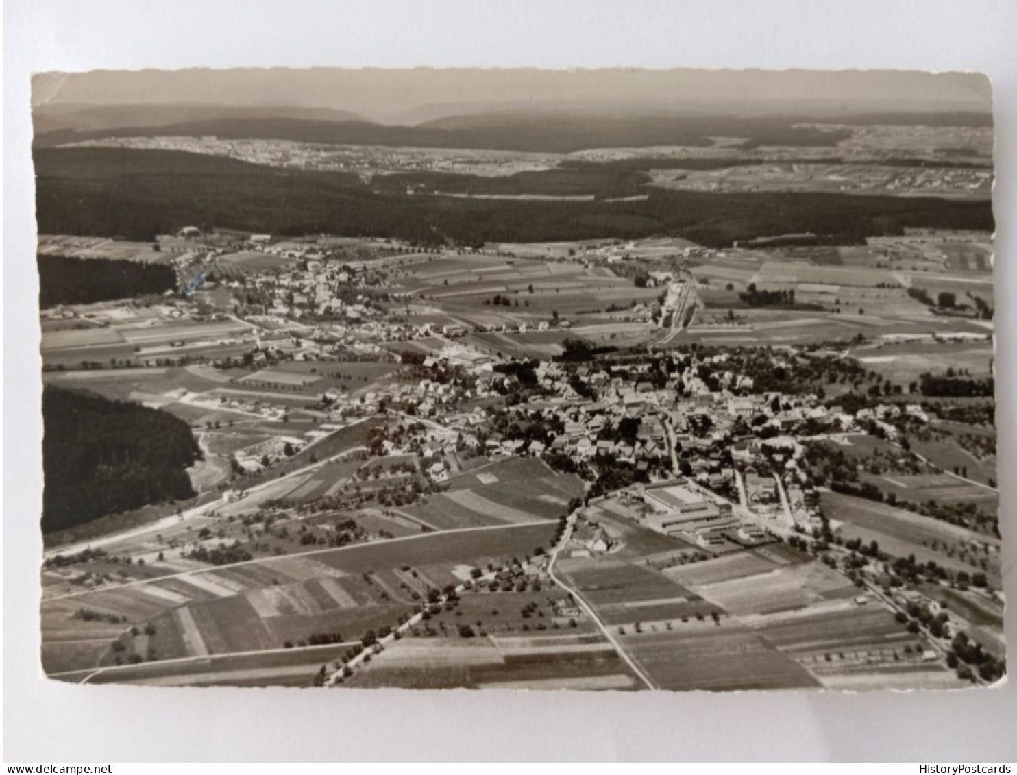 Loßburg-Rodt Im Schwarzwald , Luftbild, Gesamtansicht , 1965 - Freudenstadt