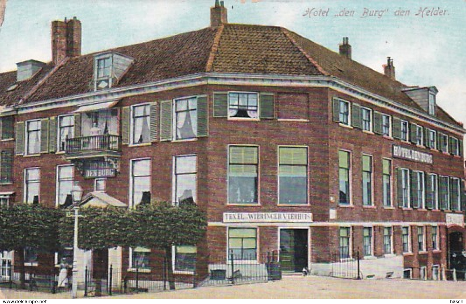 2603155Den Helder, Hotel ,,den Burg’’ (linkerkant Een Minuscuul Scheurtje, Zie Hoeken) - Den Helder