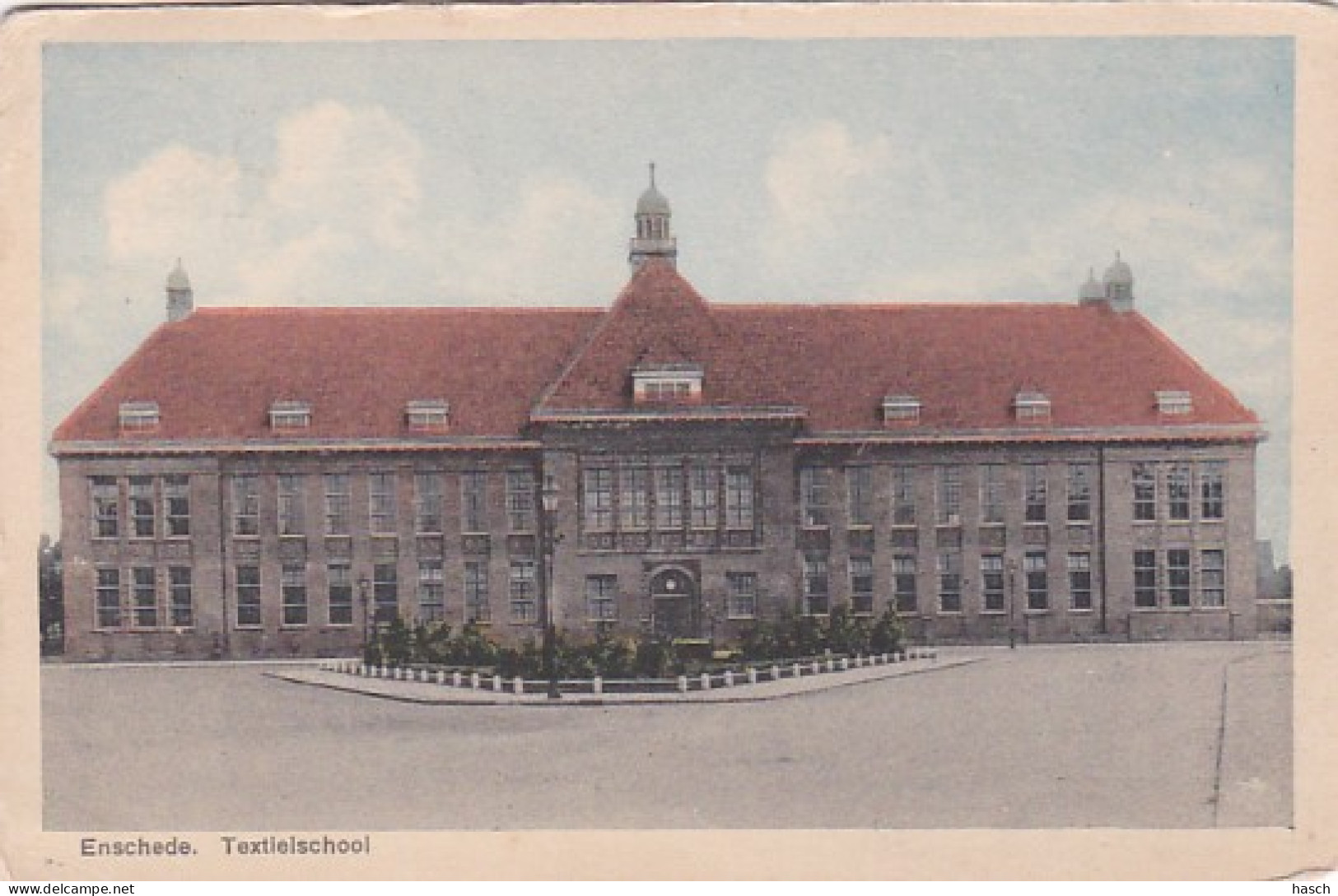 2603169Enschede, Textielschool. (zie Hoeken) - Enschede