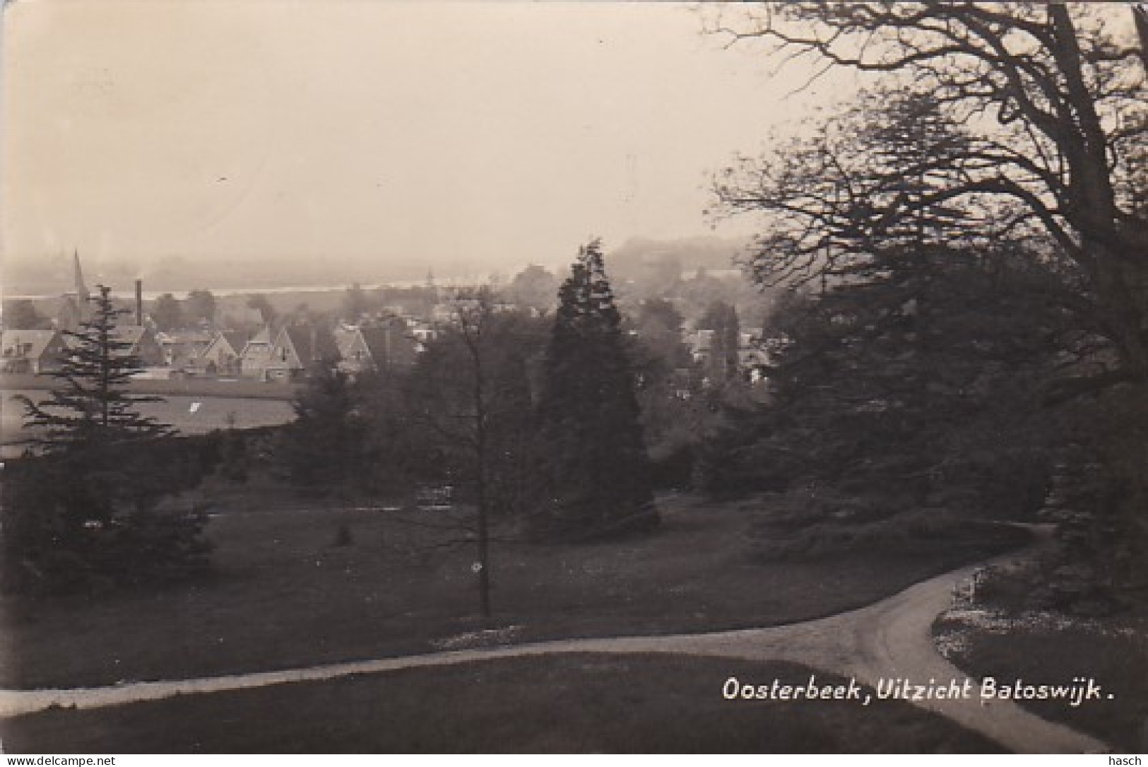 2603170Oosterbeek, Uitzicht Batoswijk – 1931 (FOTO KAART) (minuscule Beschadiging Zie Kaart) - Oosterbeek