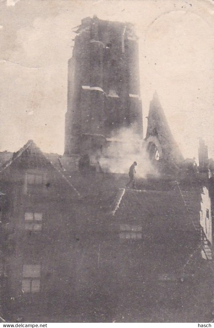 2603172Vlissingen, Brand Van De St. Jacobskerk Met Toren Op 5 Sept. 1911 Te Vlissingen - Vlissingen