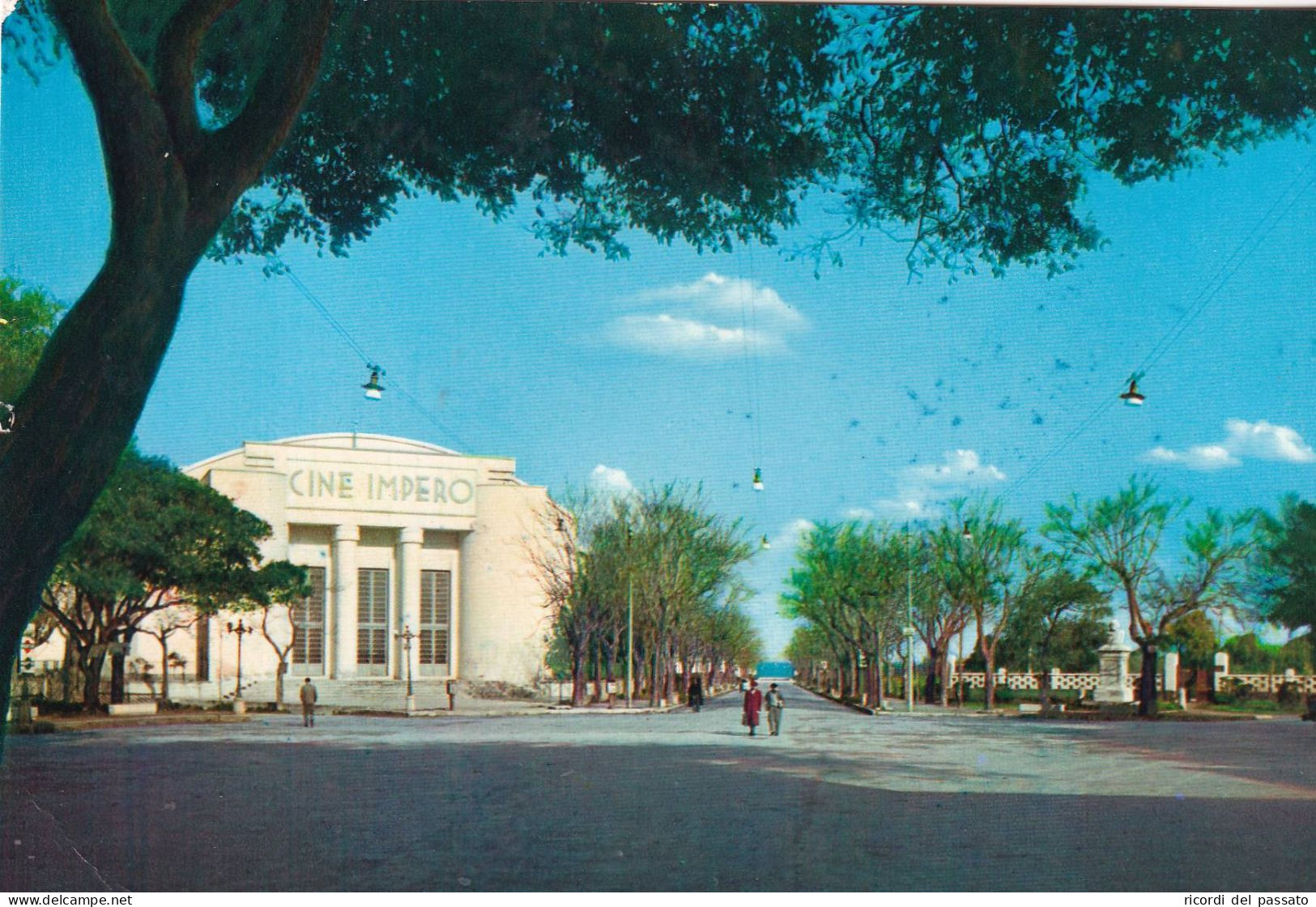 Cartolina Marsala - Piazza Della Vittoria E Cinema Impero - Marsala