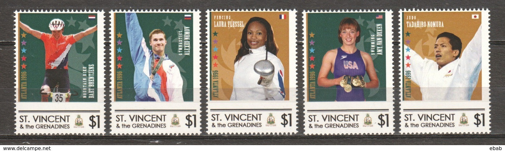 St Vincent - MNH Set - SUMMER OLYMPICS ATLANTA 1996 - Ete 1996: Atlanta