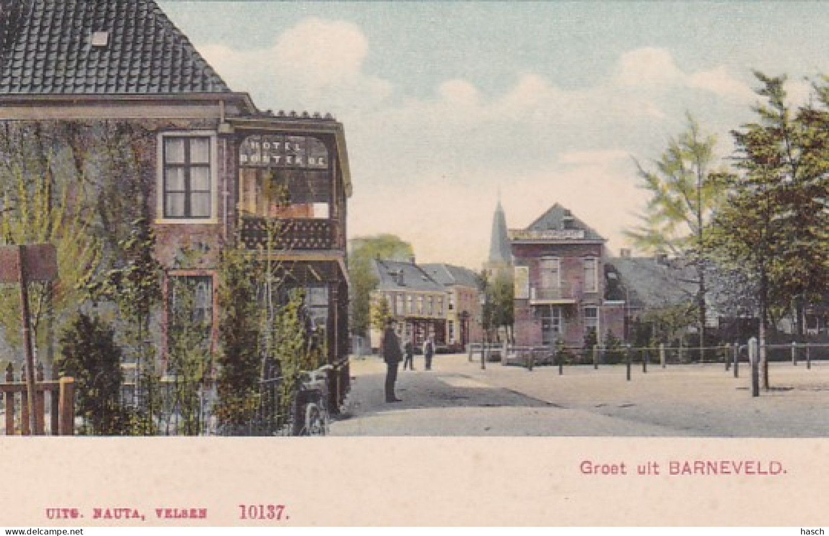 2603237Barneveld, Groet Uit Barneveld Met Café Spoorzicht En Hotel Bontekoe. - Barneveld