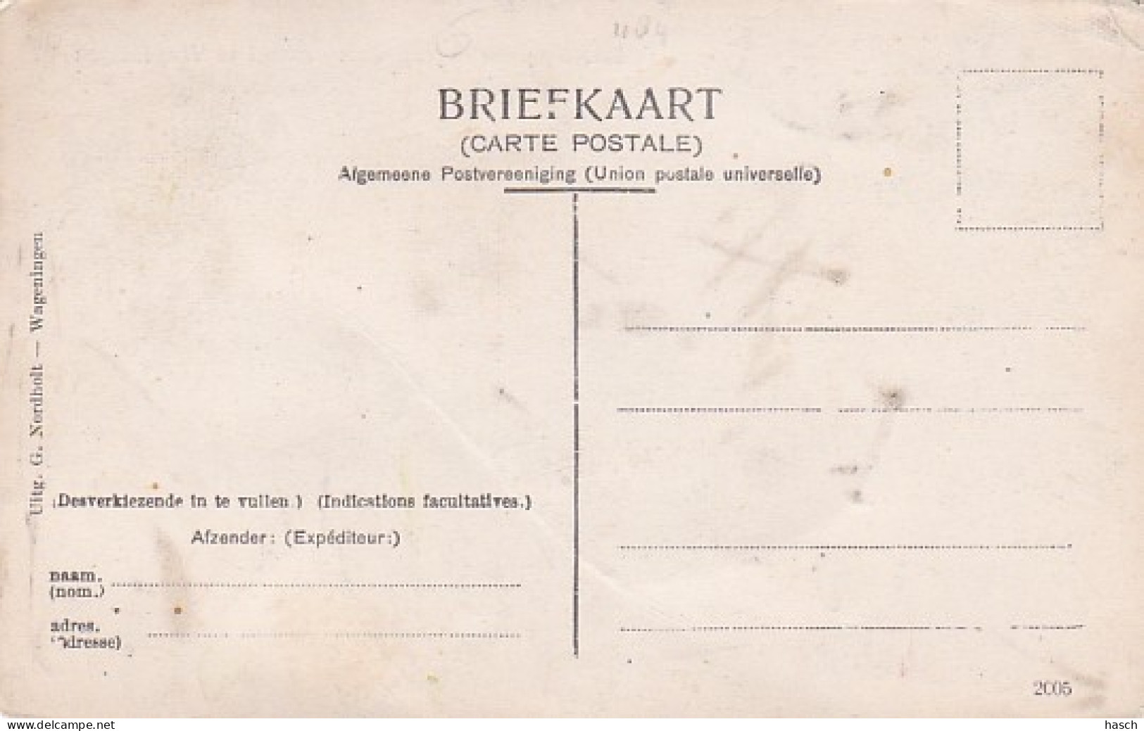 2603238Wageningen, Boerderij Der Rijkslandbouwschool Te Wageningen. (vouw Linksboven En Vouw Zie Kaart) - Wageningen