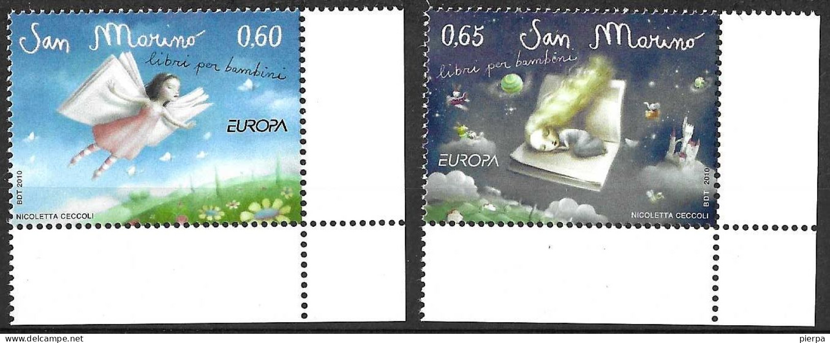 SAN MARINO - 2010 - EUROPA- SERIE 2 VALORI - NUOVA MNH** ( YVERT 2266\7  - MICHEL 2433\4  - SS 2283\4) - Unused Stamps