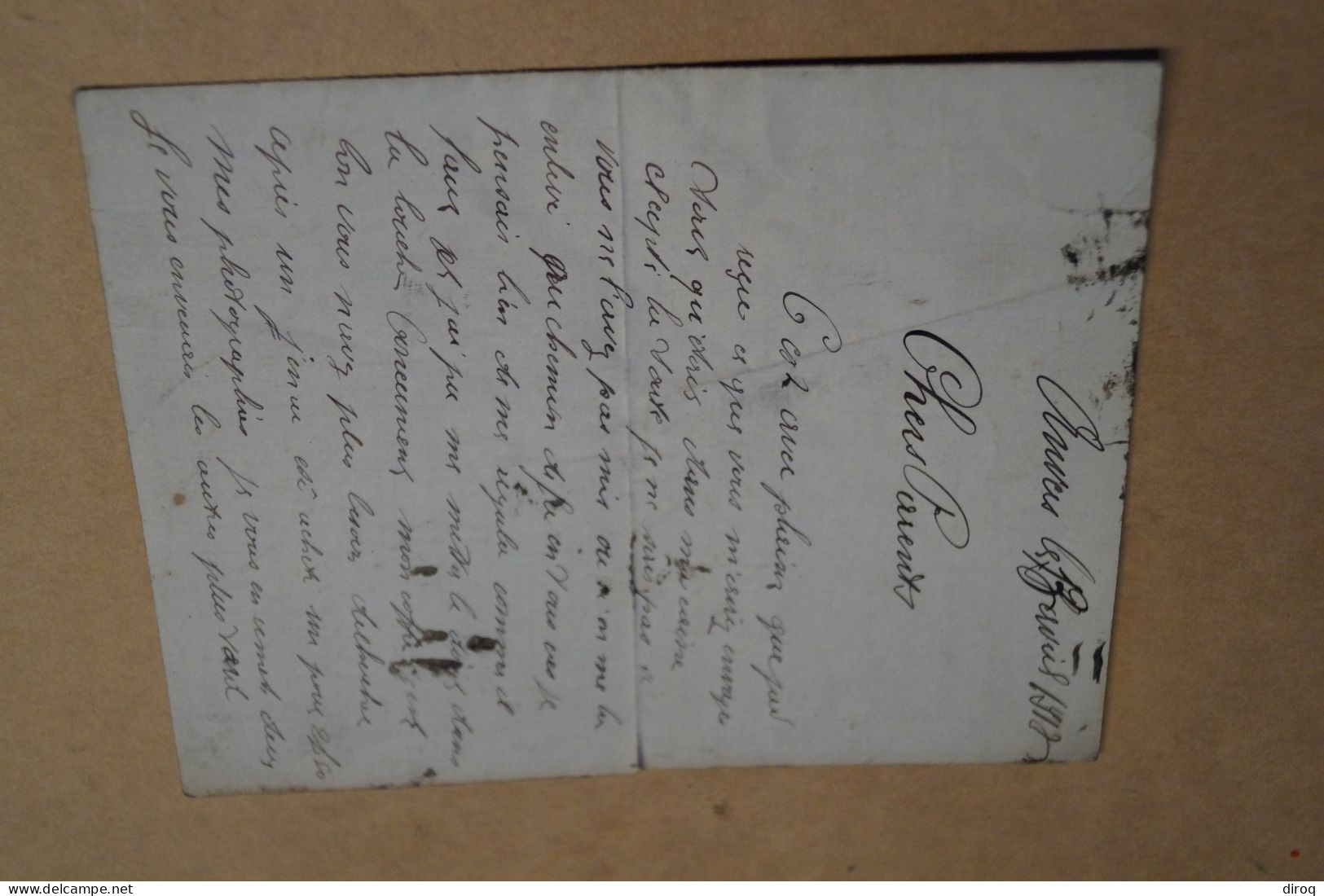 Guerre 14-18,lettre D'un Poilu A Ses Parents En 1914,maniscrit Original Pour Collection - 1914-18