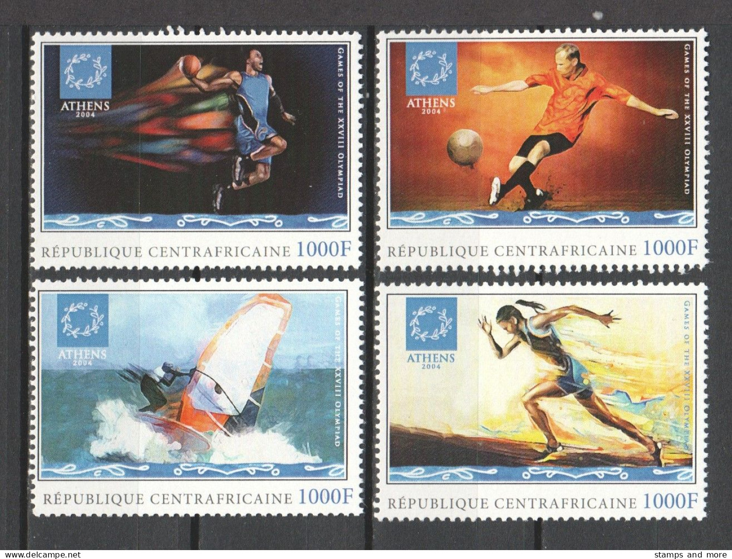 Central African Republic - MNH -SUMMER OLYMPICS ATHENS 2004 - Verano 1896: Atenas