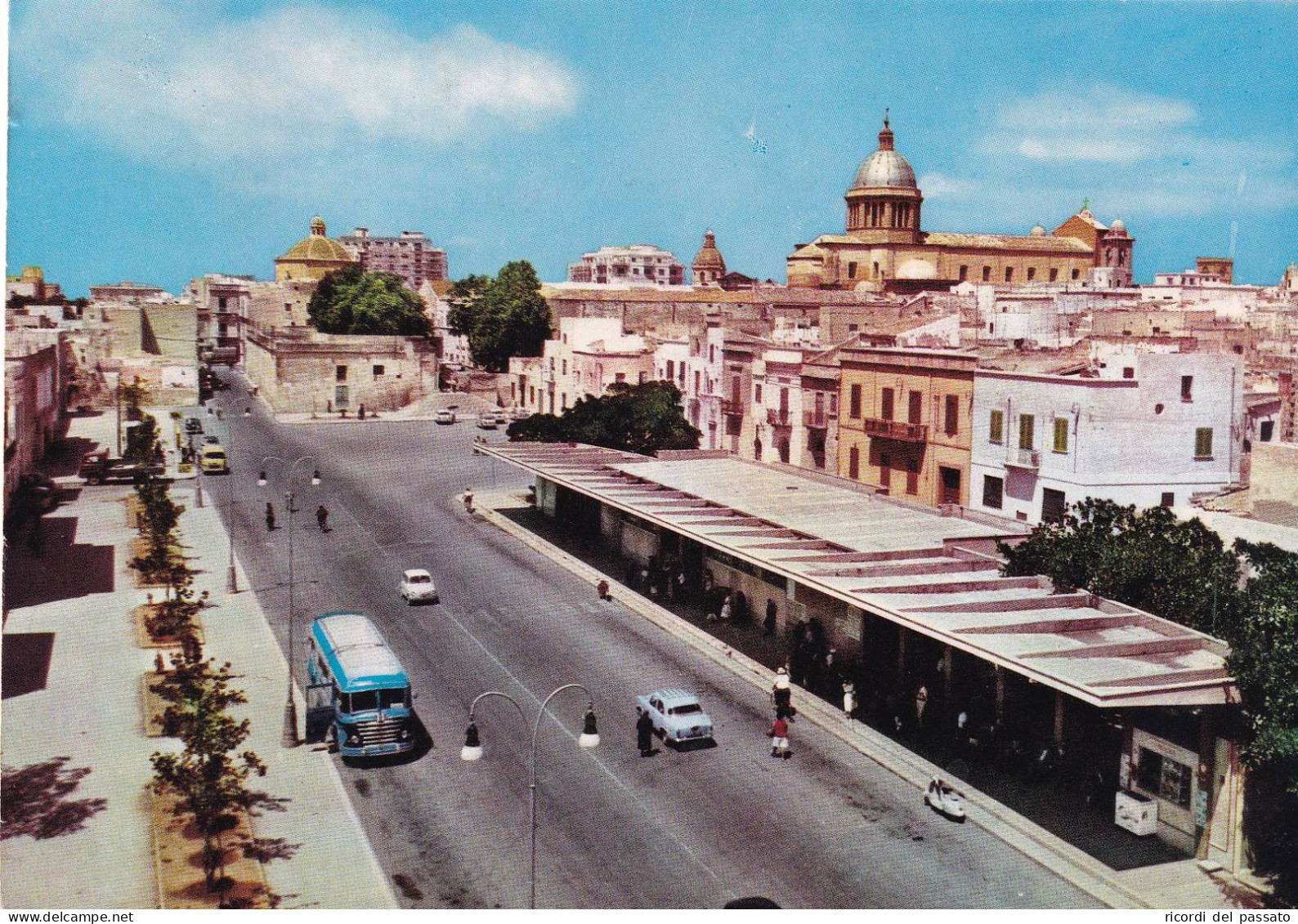 Cartolina Marsala - Stazione Autbus - Marsala