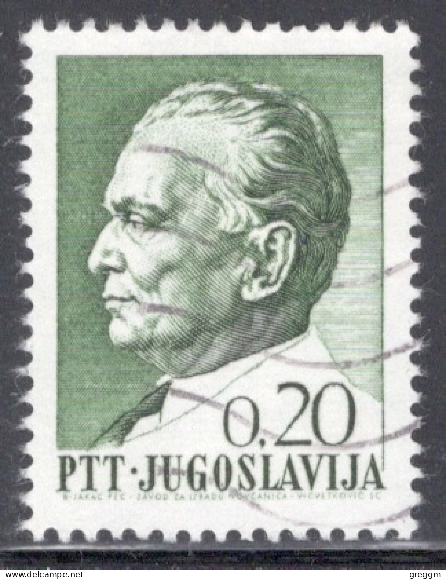 Yugoslavia 1967 Single Stamp For The 75th Anniversary Of The Birth Of President Josip Broz Tito (1892-1980) In Fine Used - Usados