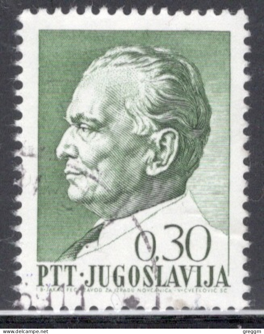 Yugoslavia 1967 Single Stamp For The 75th Anniversary Of The Birth Of President Josip Broz Tito (1892-1980) In Fine Used - Oblitérés