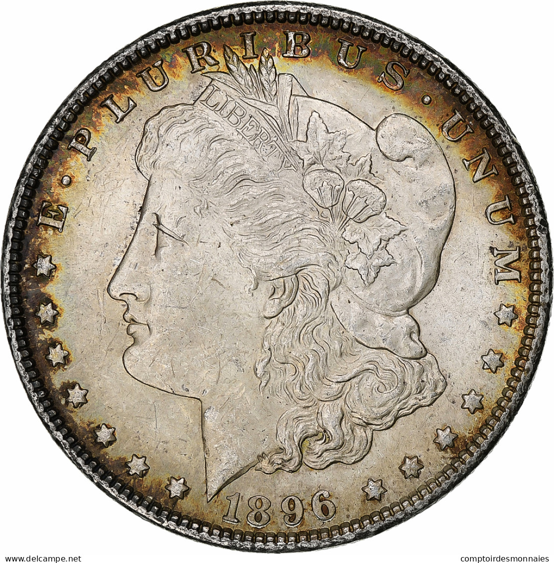 États-Unis, Dollar, Morgan, 1896, Philadelphie, Argent, SUP - 1878-1921: Morgan