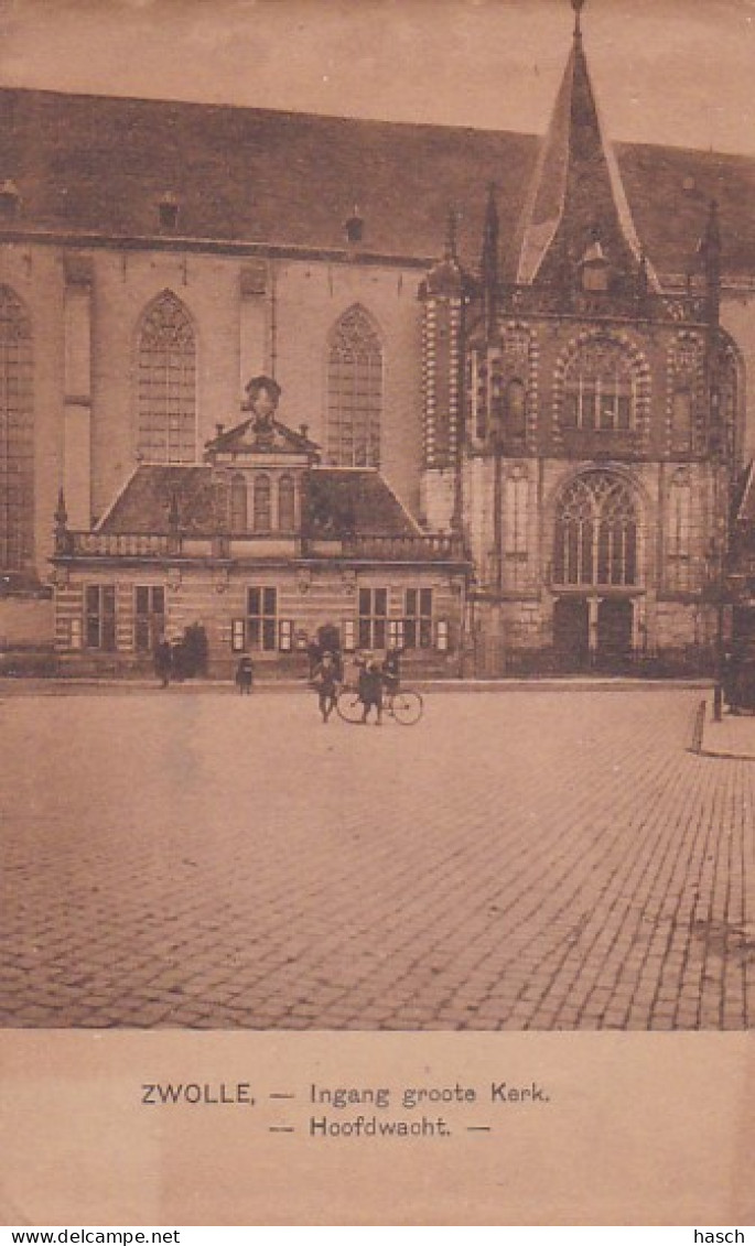 2603412Zwolle, Ingang Groote Kerk. – 1928. - Zwolle