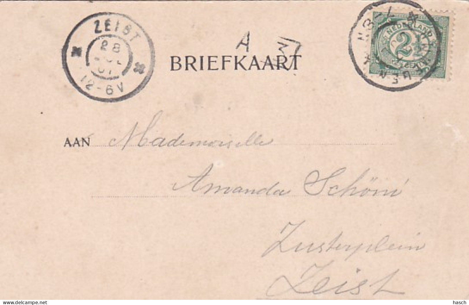 2603446Nijmegen, Belvédère. (poststempel 1901 - Nijmegen