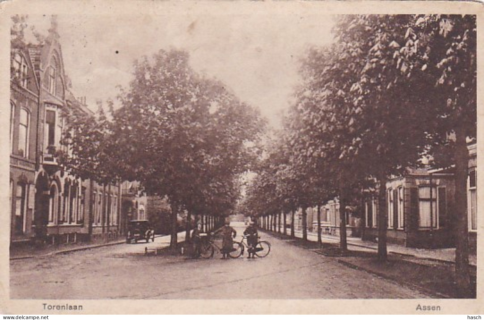 2603454Assen, Torenlaan. – 1929. (zie Hoeken En Randen) - Assen