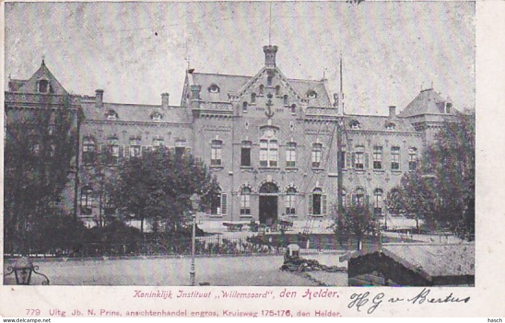 2603465Den Helder, Koninklijk Instituut Willemsoord. (poststempel 1904) - Den Helder