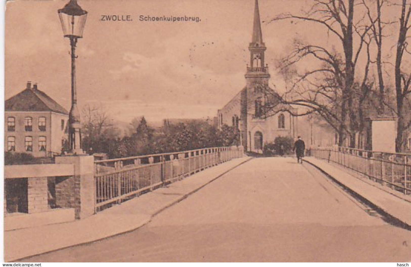 2603473Zwolle, Schoenkuipenbrug.-1912.(zie Hoeken En Randen) - Zwolle