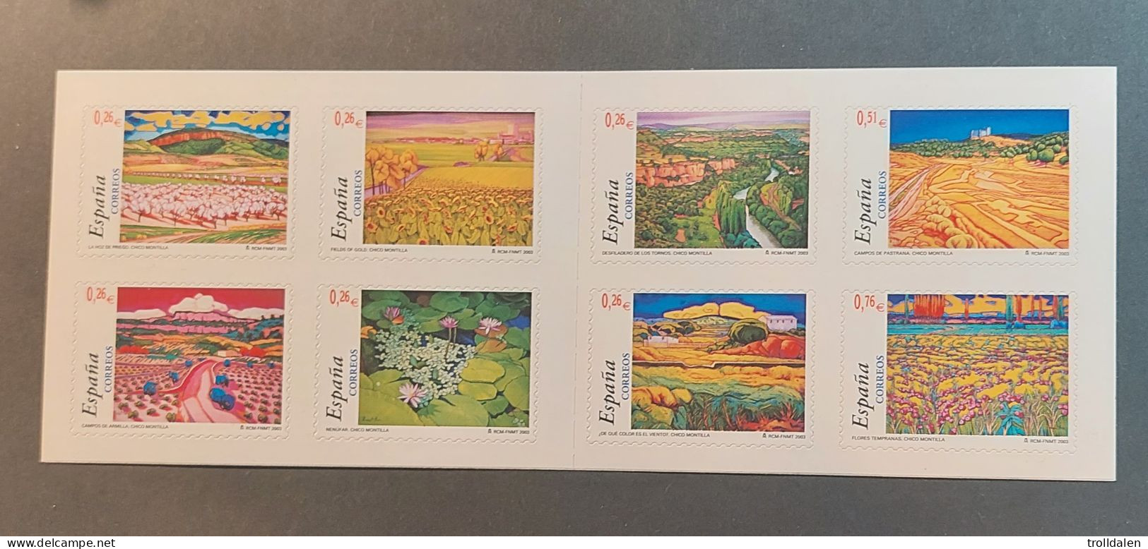 Spain 2003 Booklet Landscapes - Postzegelboekjes