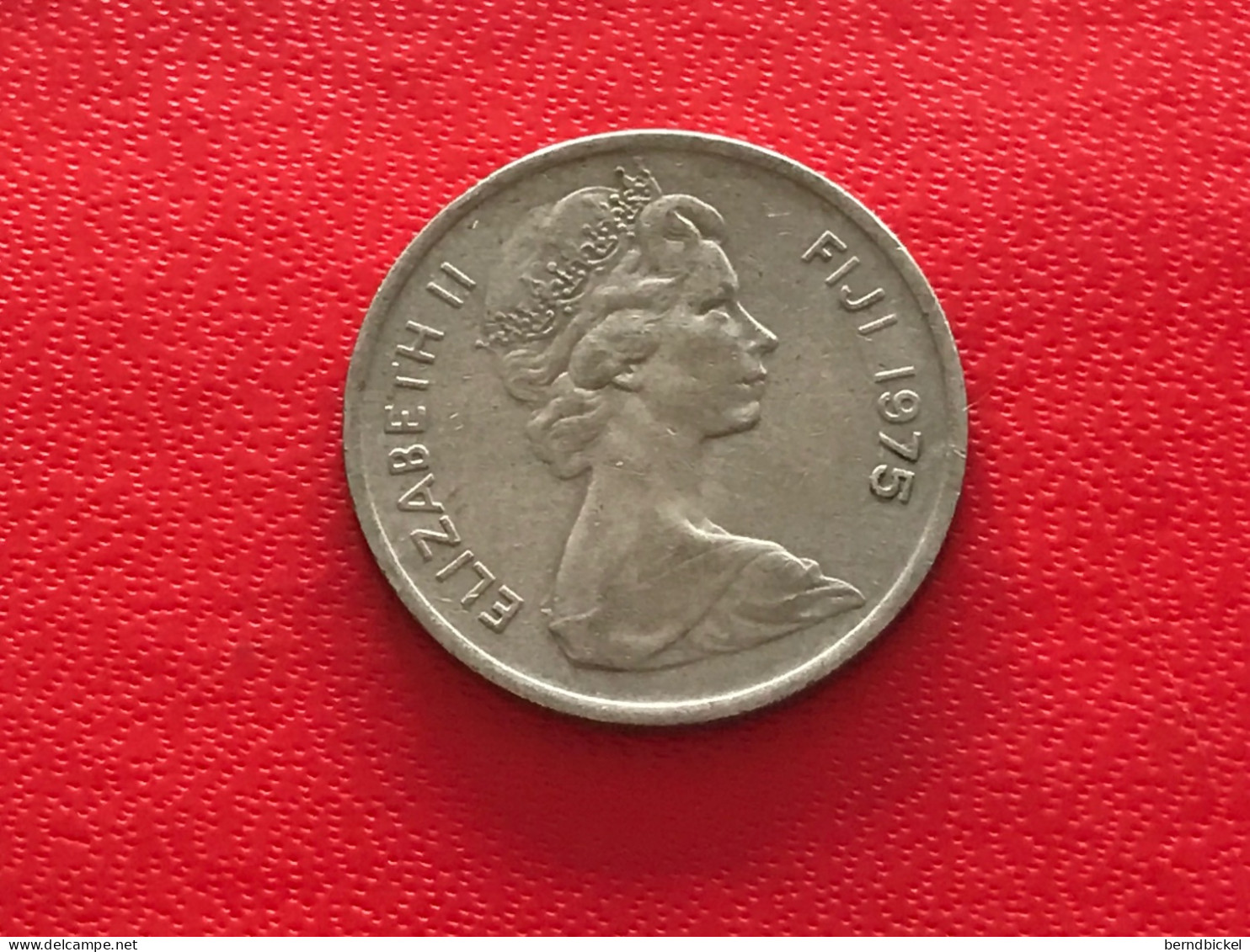 Münze Münzen Umlaufmünze Fiji 5 Cents 1975 - Figi