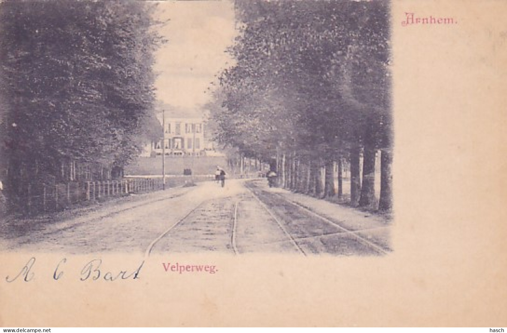 2603562Arnhem, Velperweg Rond 1900.(zie Achterkant) - Arnhem