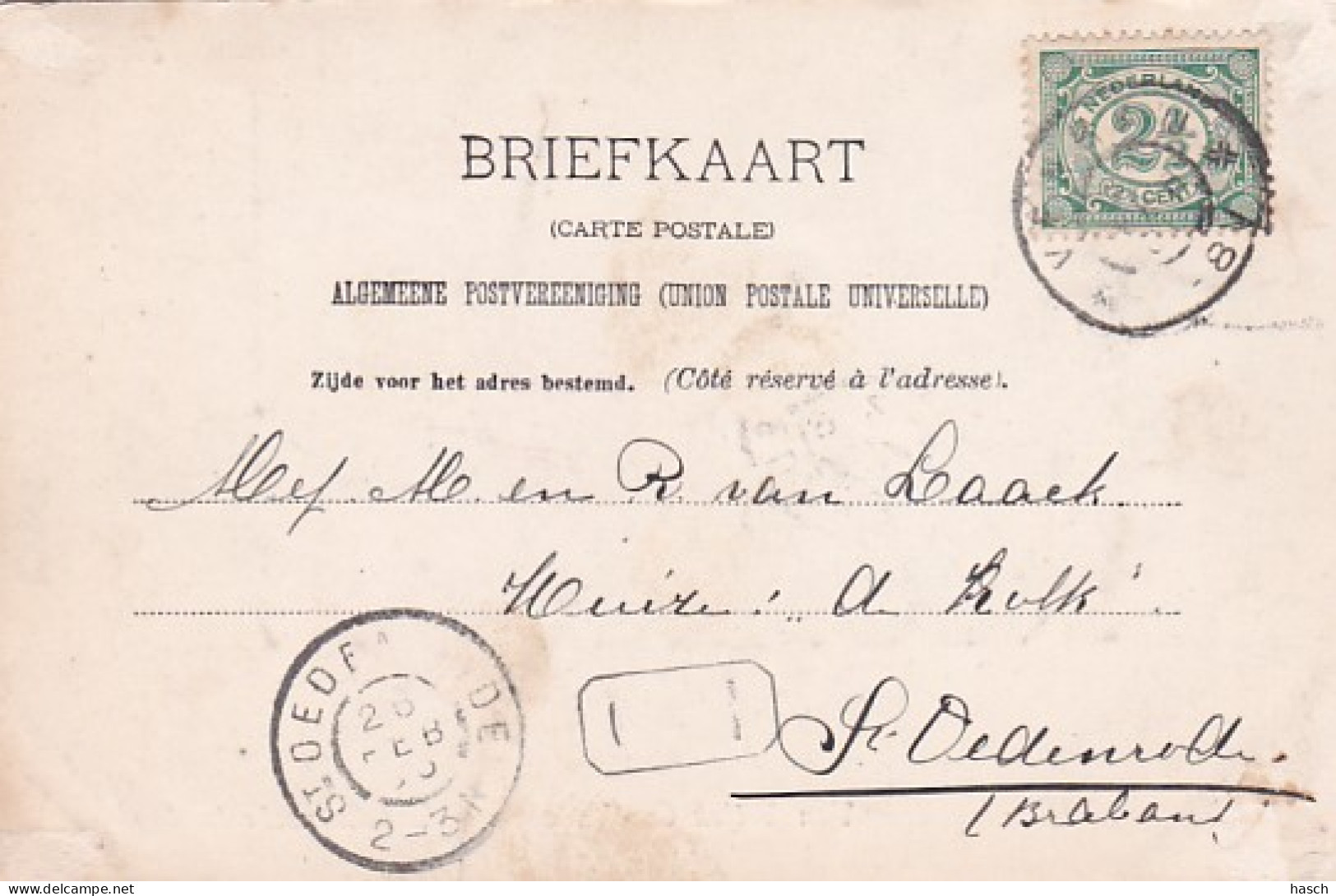 2603592Renkum, Van Wijck Conijnstichting. Ursulinenschool. Rond 1900. (zie Hoeken Achterkant) - Renkum