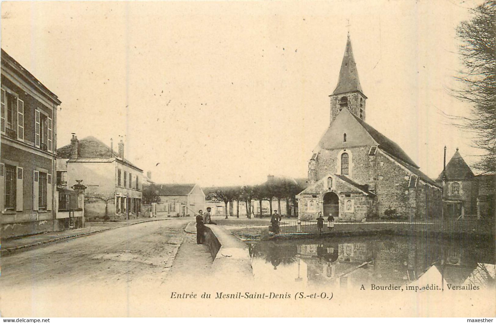 LE MESNIL SAINT DENIS Entrée Du Pays - Le Mesnil Saint Denis