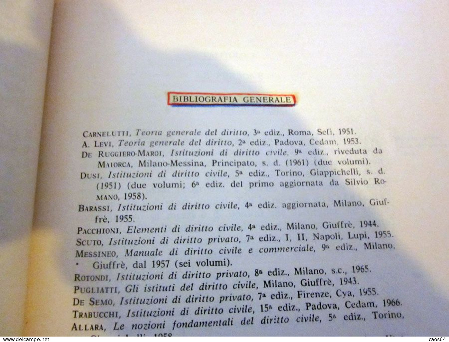 Dottrine generali del Diritto Civile Francesco Santoro Passarelli Jovene 1981