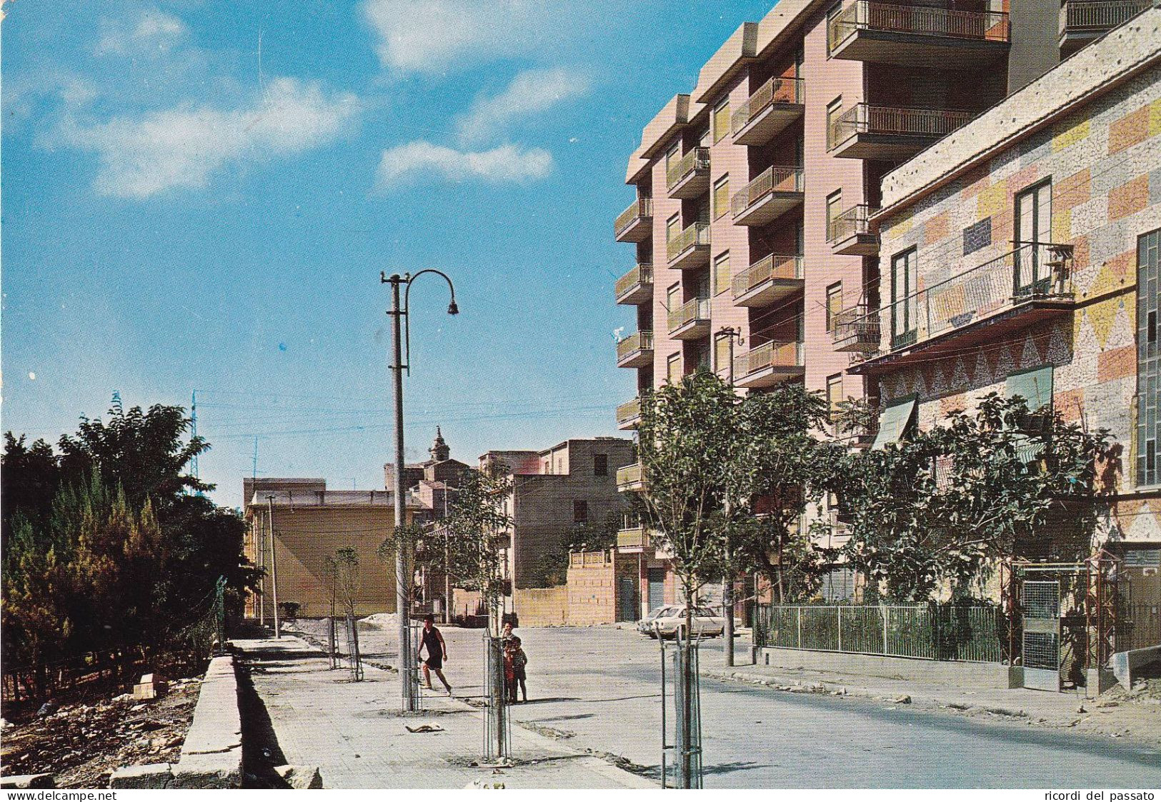 Cartolina San Cataldo ( Caltanissetta ) Viale Italia - Caltanissetta