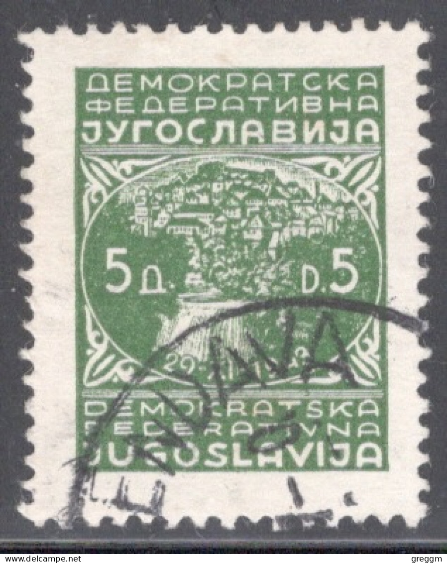 Yugoslavia 1945 Single Stamp From The New Daily Stamps In Fine Used - Used Stamps