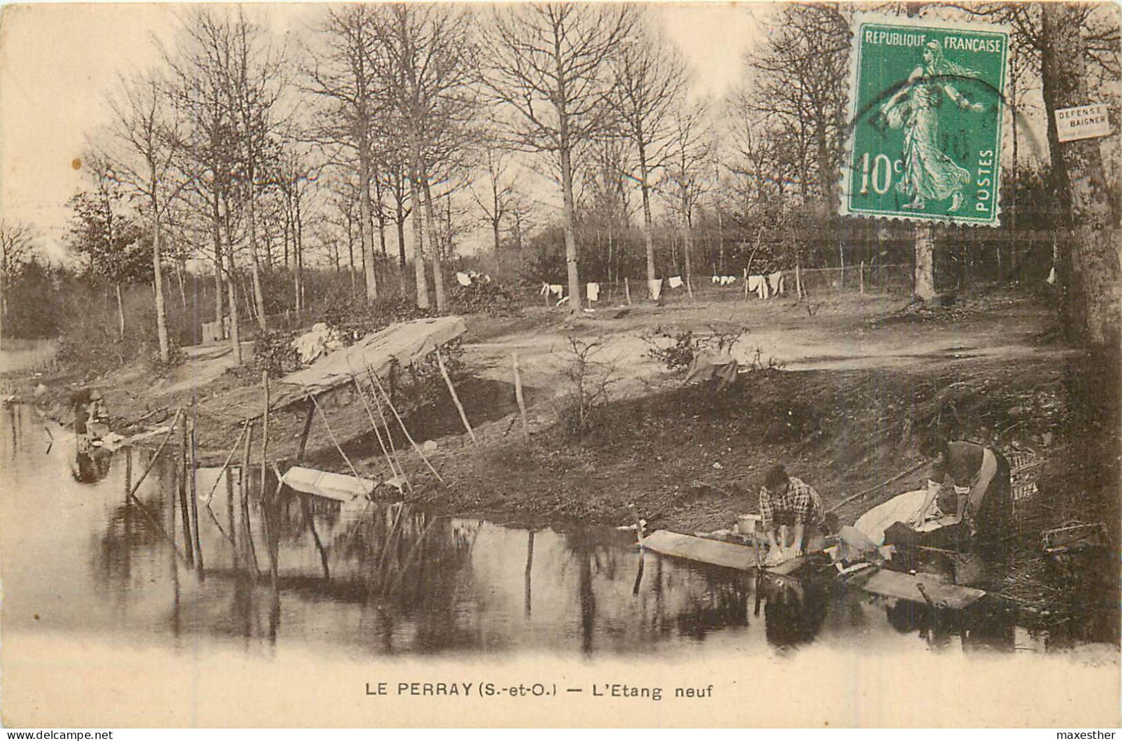 LE PERRAY étang Neuf (lavandières) - Le Perray En Yvelines