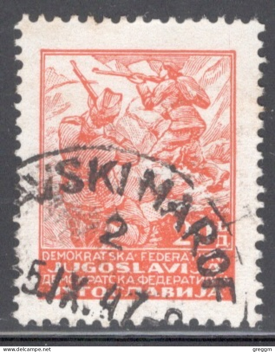 Yugoslavia 1945 Single Stamp From The New Daily Stamps In Fine Used - Used Stamps